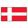 Denmark Internationaux Display Flag - 32 Per String (60')